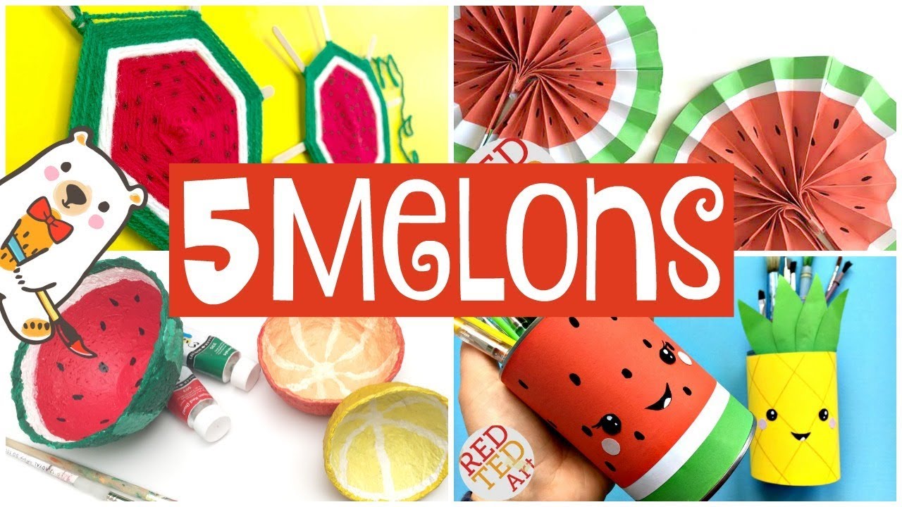 DIY Watermelon Fun: Plates, Rocks & Slime for Creative Kids